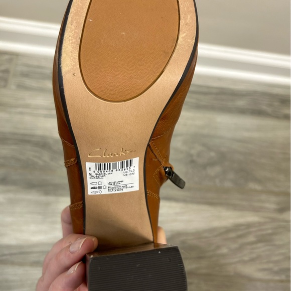 Clarks Gabriel leather high heel boots - Picture 4 of 5